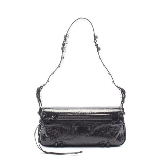 Balenciaga Handbags - Balenciaga Le Cagole Shoulder Bag Leather Black